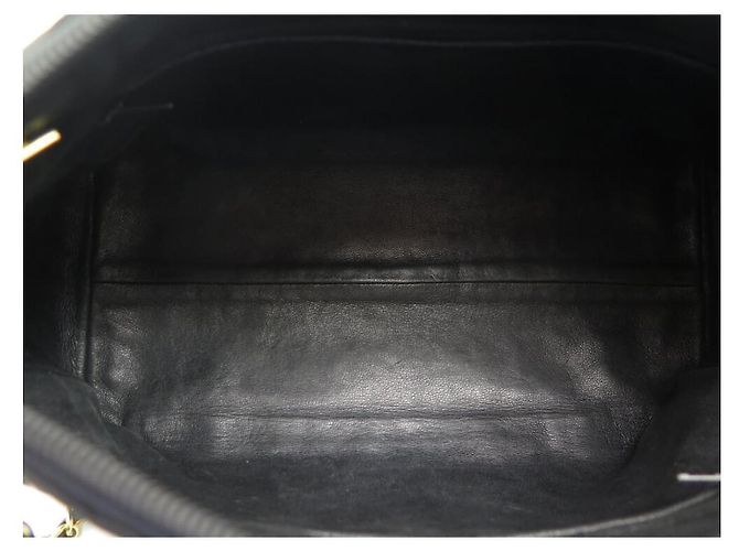 Chanel Bowling Mademoiselle Bolso de Cuero de Cocodrilo Negro - vista 9