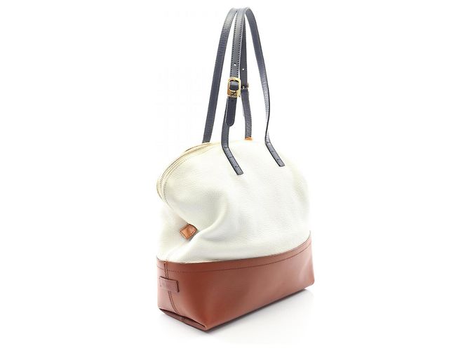 Borsa a Spalla Pecan Fendi Marrone Bianco Blu navy - vista 2