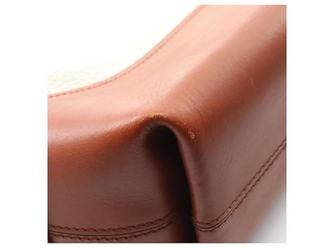 Borsa a Spalla Pecan Fendi Marrone Bianco Blu navy - vista 7