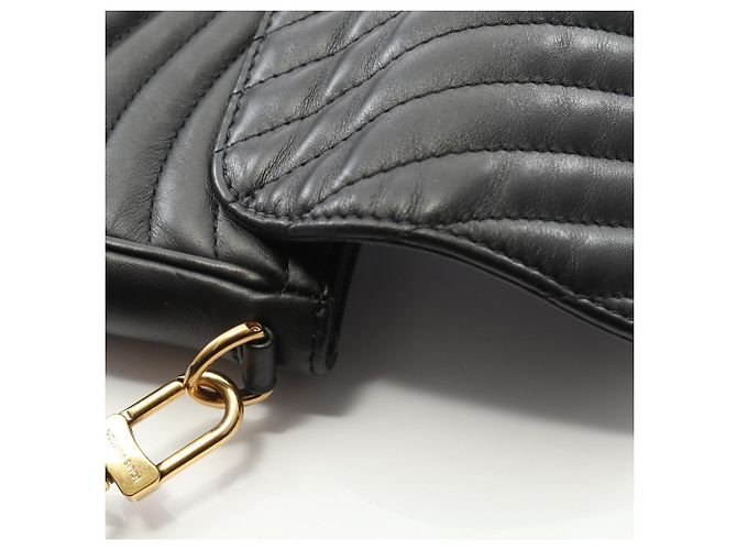 Borsa a Spalla Louis Vuitton Multi Pochette New Wave Noir Nero - vista 7