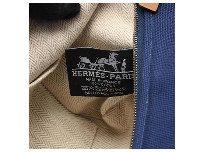 Borsa Hermès Brides A Nera PM Blu Verde - vista 4