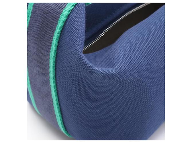 Borsa Hermès Brides A Nera PM Blu Verde - vista 6