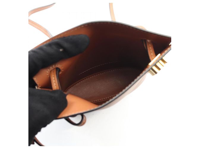 Borsa a Spalla Loewe Dice Pocket Marrone - vista 3