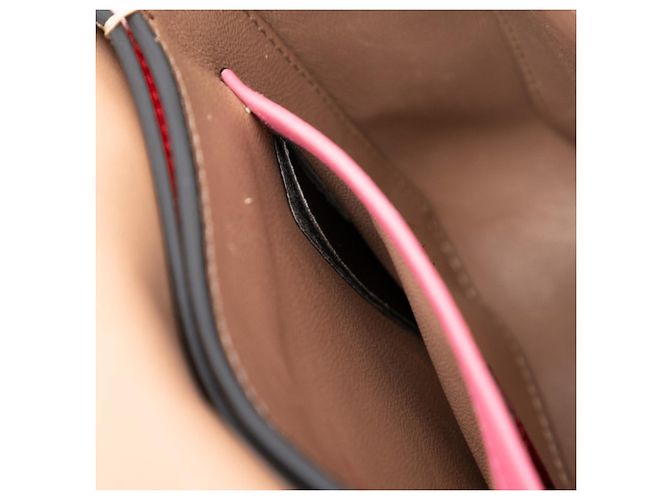 Borsa a Spalla Valentino Rosa Rosso Bordò - vista 6
