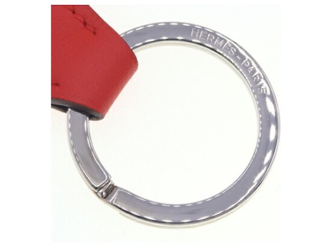 Ring Portachiavi in pelle Swift Capucine di Hermès - vista 3