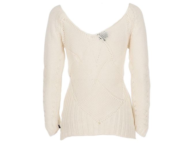 Suéter blanco Roberto Cavalli - Años 2000 - vista 2