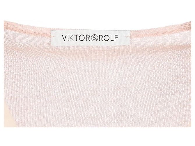 Suéter de seda rosa Viktor & Rolf - Años 2010 - vista 4
