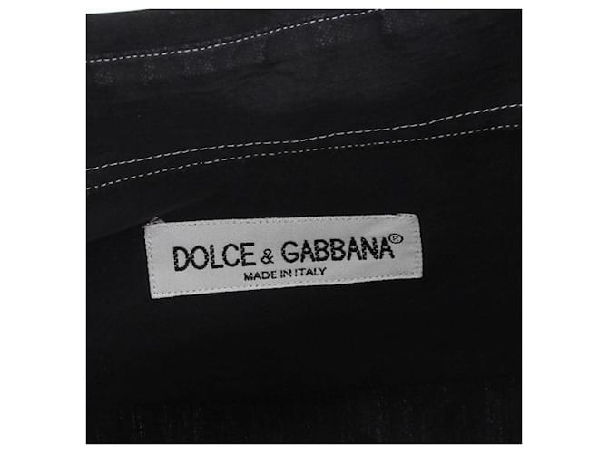 Camicia in seta nera Dolce & Gabbana - Anni 2000 Nero - vista 4