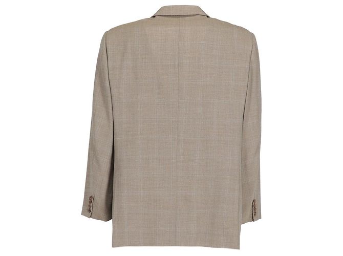 Hermès Beige Herringbone Wool Jacket - view 2