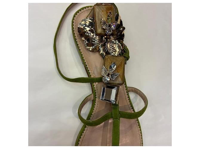 Sandali Gioiello Verdi Dsquared2 - Anni 2010 Verde - vista 10