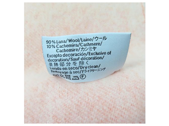 Stola in lana e cashmere arancione Loewe - vista 7