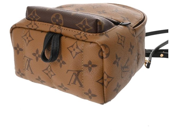 Zaino Mini Palm Springs Monogramma Reverse Louis Vuitton Marrone - vista 7