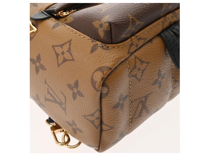 Zaino Mini Palm Springs Monogramma Reverse Louis Vuitton Marrone - vista 8