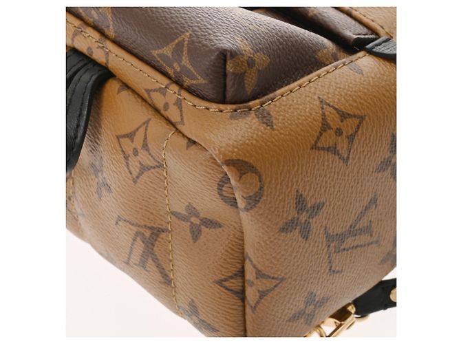 Zaino Mini Palm Springs Monogramma Reverse Louis Vuitton Marrone - vista 9