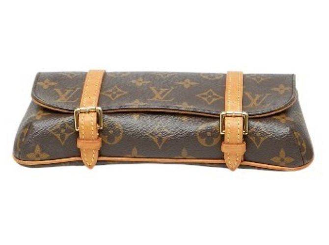 Borsa a vita Pochette Marel Monogram Louis Vuitton Marrone - vista 3