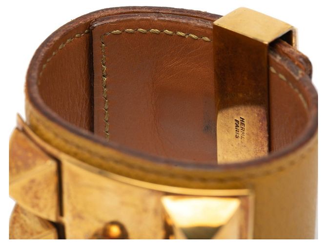 Hermès Collier de Chien Charm Armband Golden Gelb - Ansicht 4