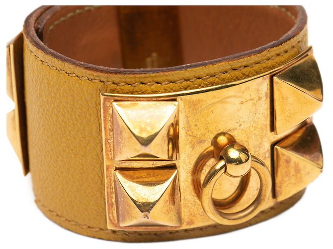 Hermès Collier de Chien Charm Armband Golden Gelb - Ansicht 5