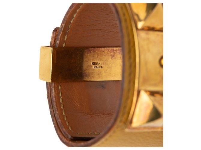 Hermès Collier de Chien Charm Armband Golden Gelb - Ansicht 6