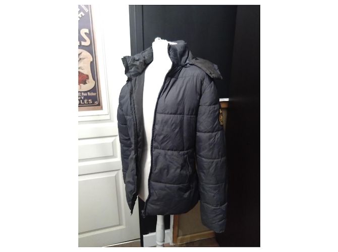 Giacca a piuma Bel Air T38 40 – nera – cappuccio Nero - vista 2