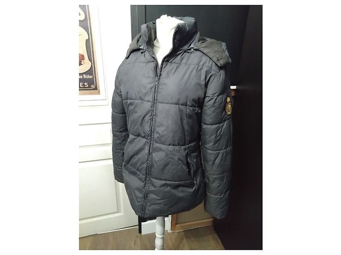 Giacca a piuma Bel Air T38 40 – nera – cappuccio Nero - vista 5
