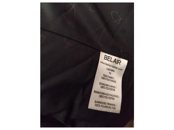 Giacca a piuma Bel Air T38 40 – nera – cappuccio Nero - vista 7