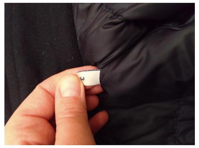 Abrigo Negro Midi Moncler T40 en Lana - vista 5