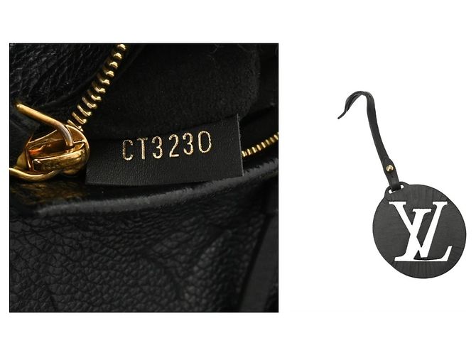 Louis Vuitton Monogram Empreinte Montsouris PM Noir Backpack Black - view 11