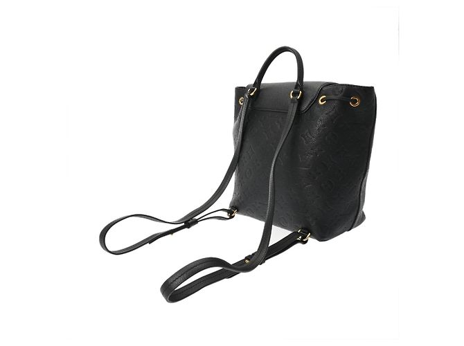 Louis Vuitton Monogram Empreinte Montsouris PM Noir Backpack Black - view 3