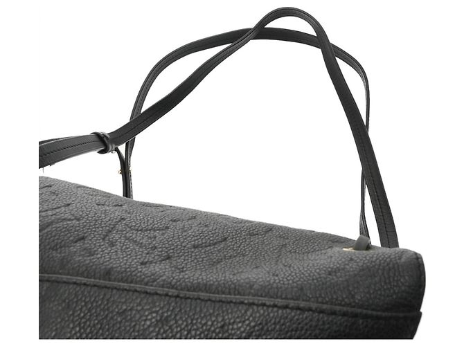 Louis Vuitton Monogram Empreinte Montsouris PM Noir Backpack Black - view 4