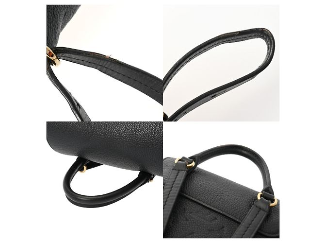 Louis Vuitton Monogram Empreinte Montsouris PM Noir Backpack Black - view 5
