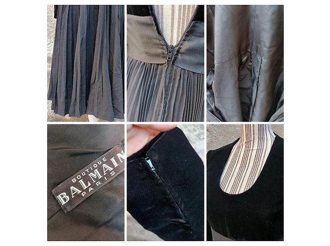 Vintage Abendkleid der 1950er Jahre, signiert von Pierre Balmain. - Ansicht 14