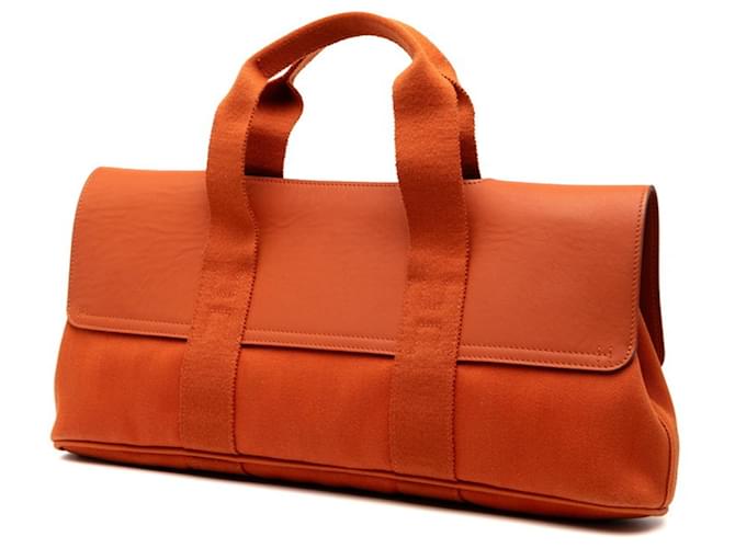 Borsa Hermès Valparaiso Long MM Arancione - vista 2