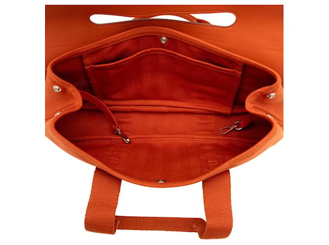 Borsa Hermès Valparaiso Long MM Arancione - vista 4