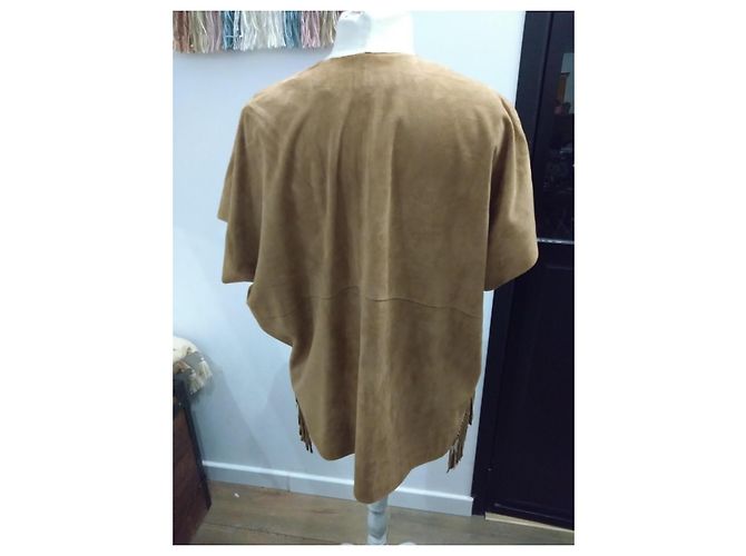 Autre Marque emerindin Wildwest-Stil Wildlederjacke, Größe 38 Kamel - Ansicht 5
