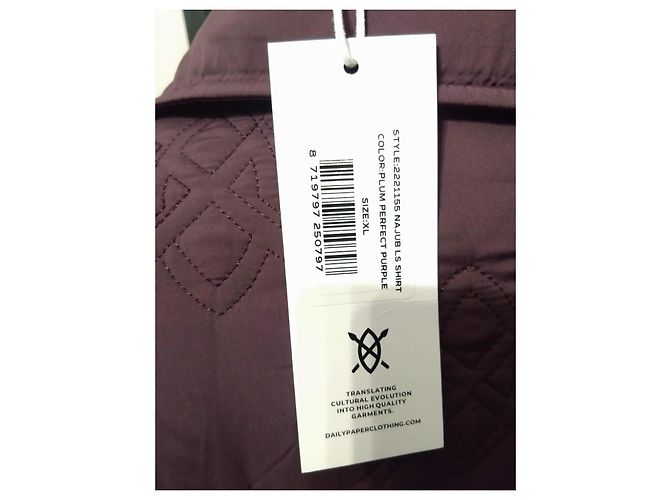 Autre Marque Doudoune Daily Paper Púrpura Ciruela T42/XL - vista 5