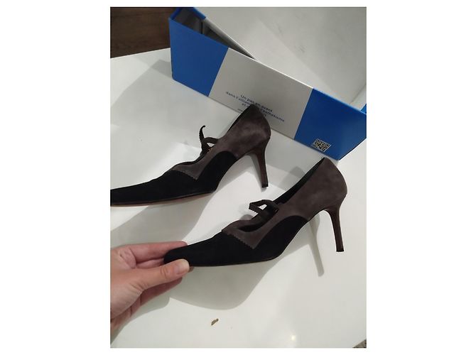 Dior Pumps im Retro-Stil Größe 37,5 Grau - Ansicht 4