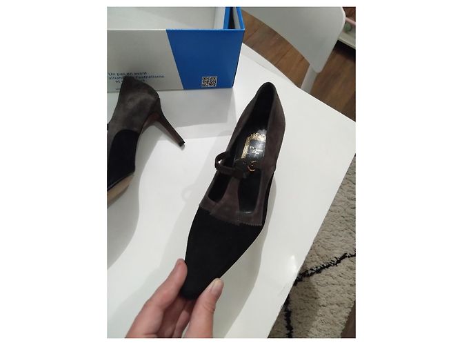 Dior Pumps im Retro-Stil Größe 37,5 Grau - Ansicht 5
