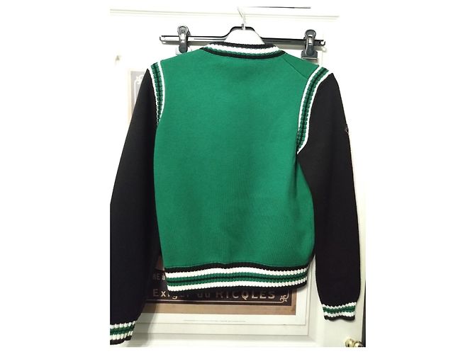 Grüne Bomberjacke Golden Goose / Maje – Größe 36 / S – Polyester – Mat Varsity Bomberjacke - Ansicht 5