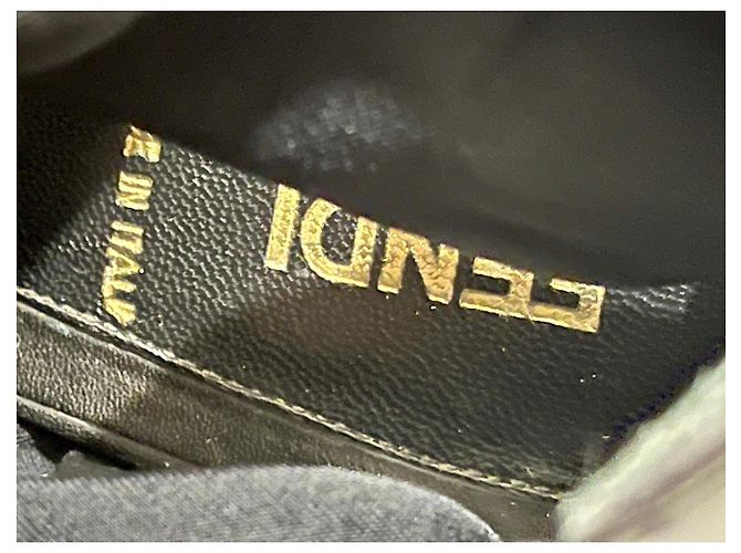 Fendi Sandali con tacco a stiletto piattaforma in nero - vista 7