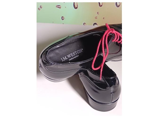 JM Weston Scarpe Derby in vernice nera Nero - vista 3