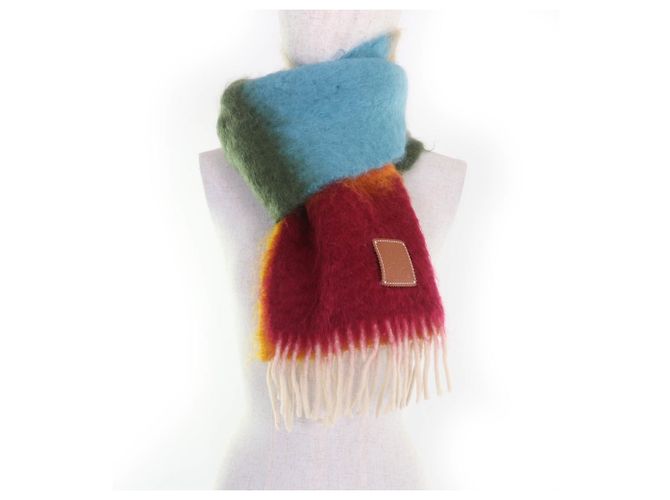 Stola in mohair e lana per donna Loewe Multicolore - vista 5