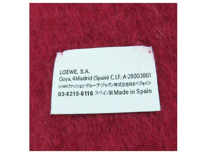 Stola in mohair e lana per donna Loewe Multicolore - vista 8