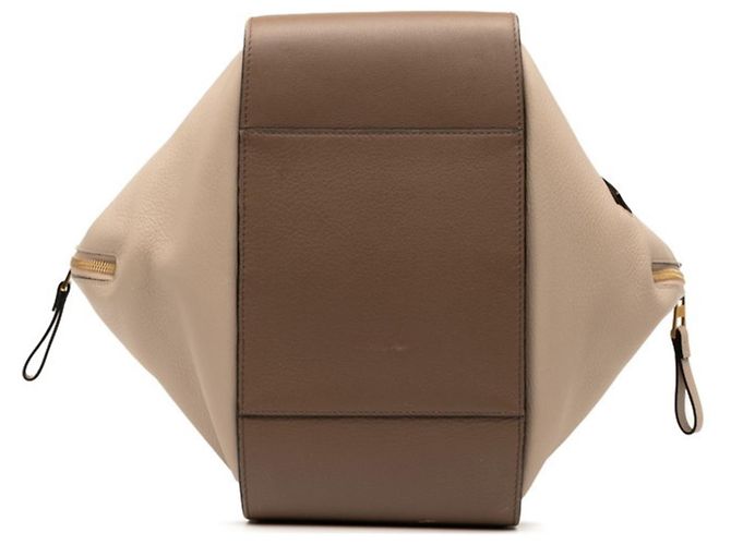 LOEWE Anagram Hammock Small Handbag Brown Beige - view 3