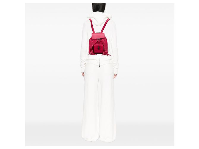 Bamboo Zaino quotidiano in pelle rosa Gucci con bambù - vista 11