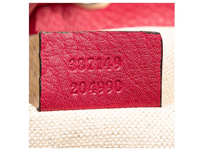 Bamboo Zaino quotidiano in pelle rosa Gucci con bambù - vista 6