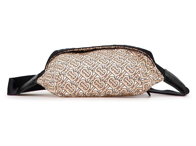 Burberry Braune TB Monogram Nylon Sonny Gürteltasche Beige - Ansicht 3