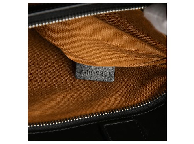 Céline Celine Braune Medium Triomphe beschichtete Canvas Horizontal Tote Dunkelbraun - Ansicht 6