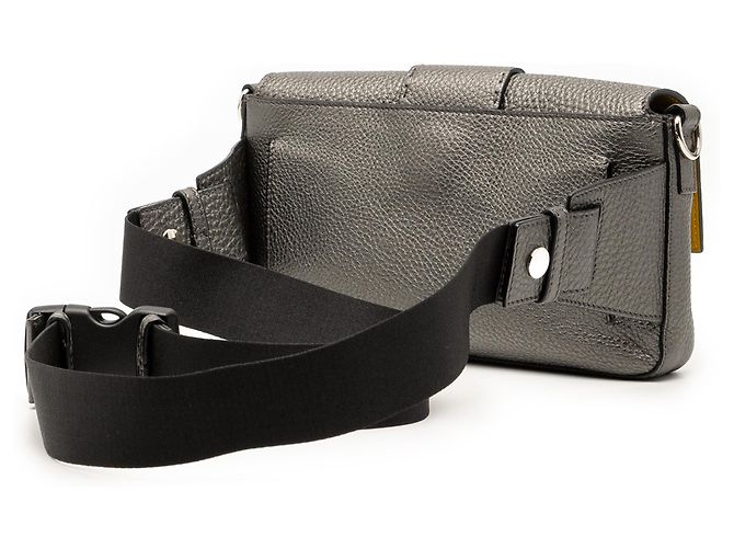 Fendi Graue Leder Selleria Umhängetasche Braun - Ansicht 2