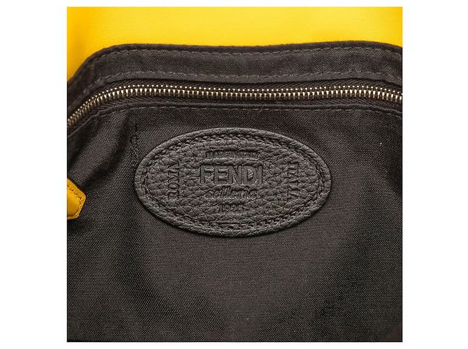 Fendi Graue Leder Selleria Umhängetasche Braun - Ansicht 6
