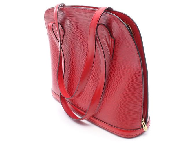 Borsa a Spalla Lussack in Pelle Epi Louis Vuitton Rosso - vista 11